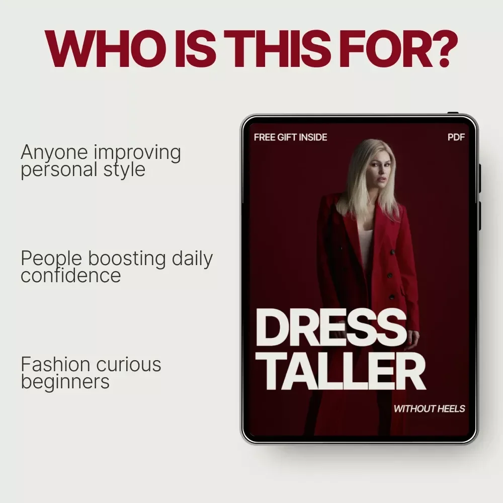 Dress Taller Without Heels – A Smart Style Guide on what clothes make me look taller, Visual Styling Rules & Outfit Formulas