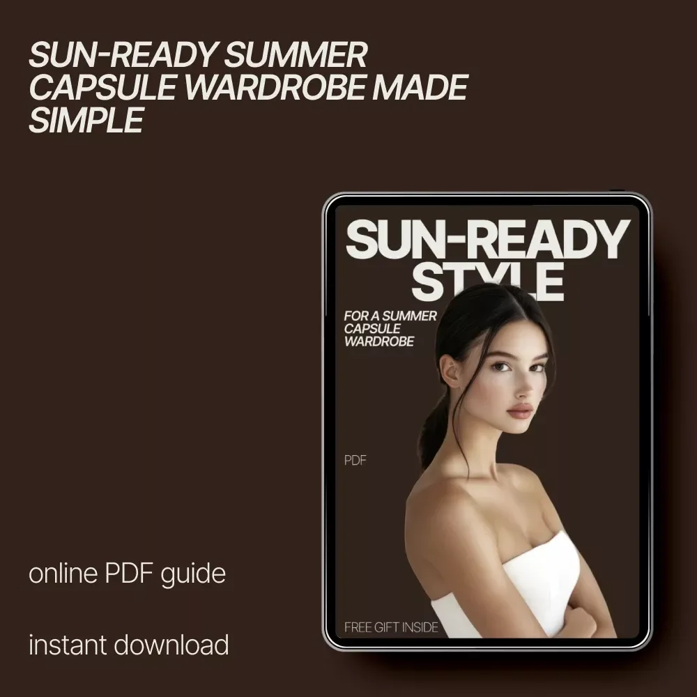 Sun-Ready Style for a Summer Capsule Wardrobe | eBook Guide Answering what pieces make a summer capsule wardrobe