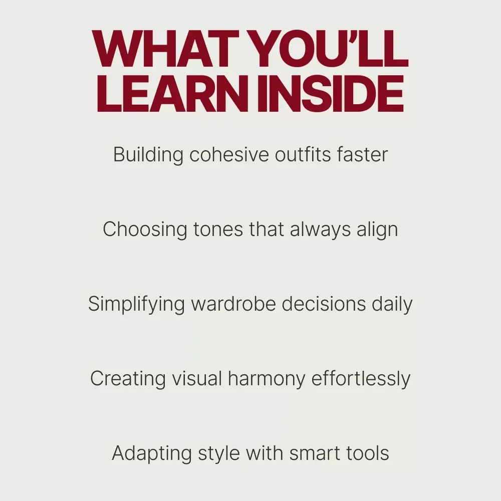 Tonal Capsule Wardrobe Magic – Ebook Guide Explaining What Is a Tonal Capsule Wardrobe Formula, Minimalist Style System, AI Styling, Effortless Outfit Planning