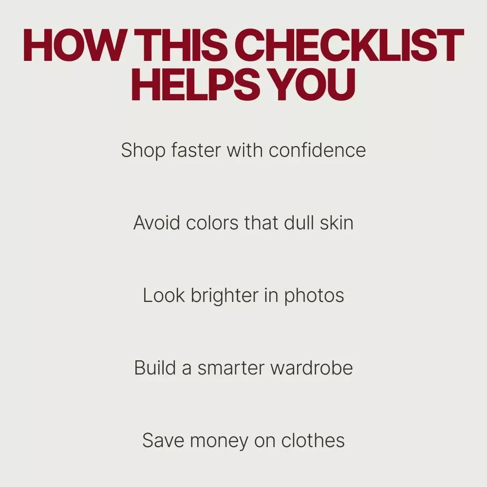 What Colors to Avoid for Your Skin Tone | Easy Personal Style Checklist | Know What Colors to Avoid for My Skin Tone