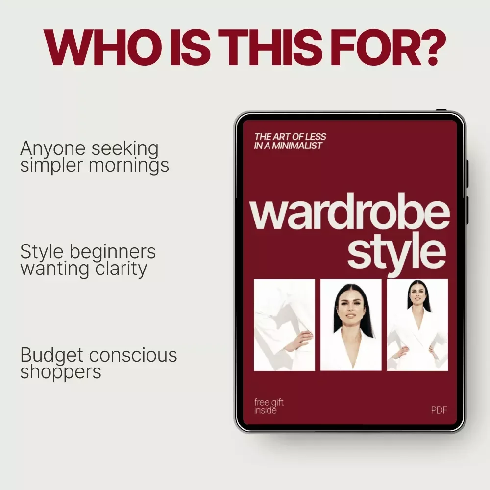 The Art of Less in a Minimalist Wardrobe Style Ebook | What Is a Minimalist Wardrobe Style Guide for Timeless Fashion, Capsule Closets & Intentional Dressing