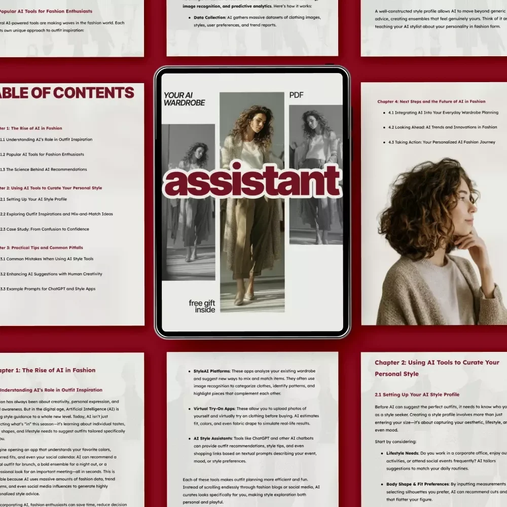 Your AI Wardrobe Assistant – Smart Fashion Guide Using AI Tools for Outfit Inspiration Online, Digital Style Planning eBook