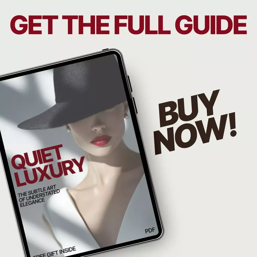 Quiet Luxury: The Subtle Art of Understated Elegance – A Modern Style Guide | quiet luxury style trend explained | Minimalist Wardrobe & Lifestyle Digital Download