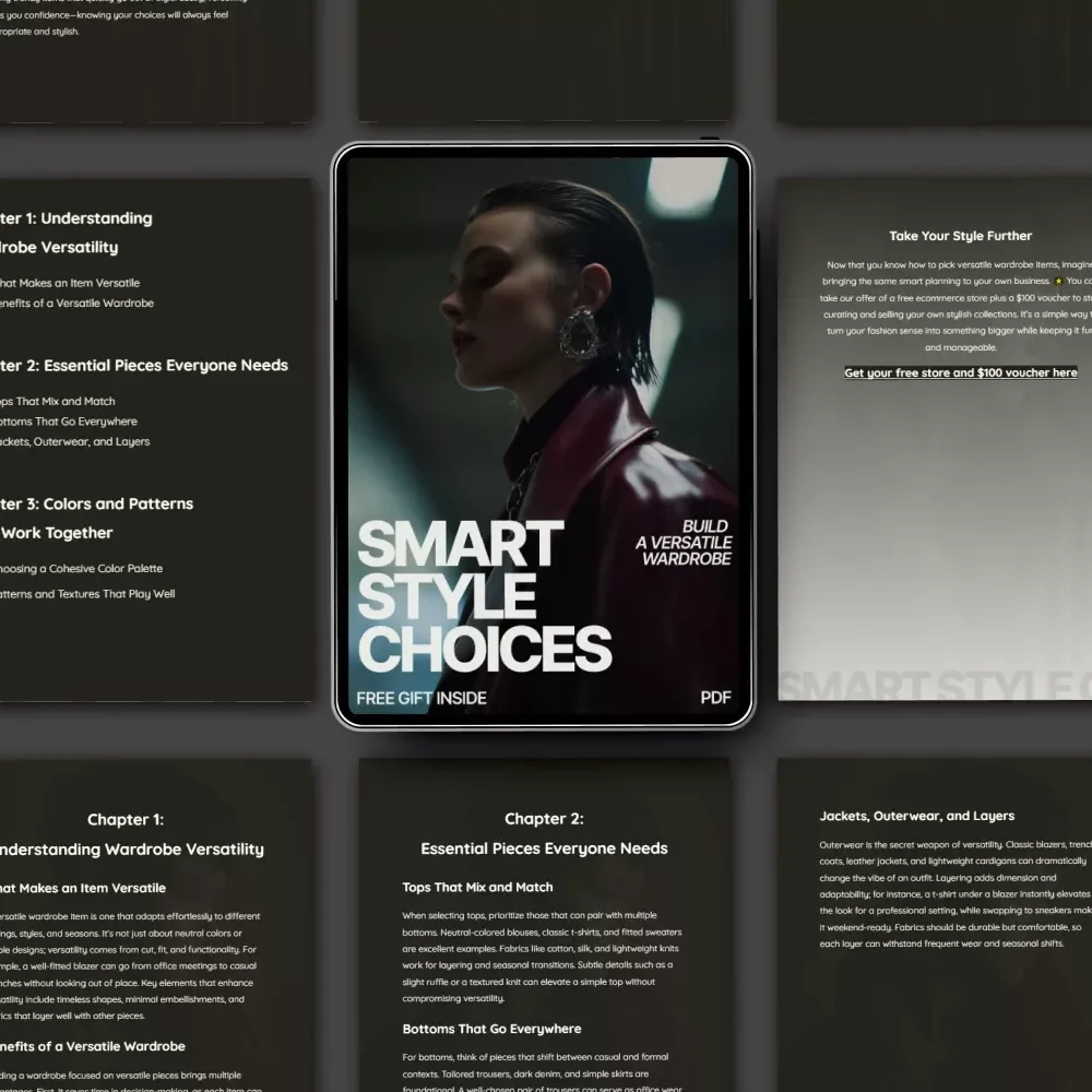 Smart Style Choices: Build a Versatile Wardrobe – eBook Guide on How to Pick Versatile Wardrobe Items