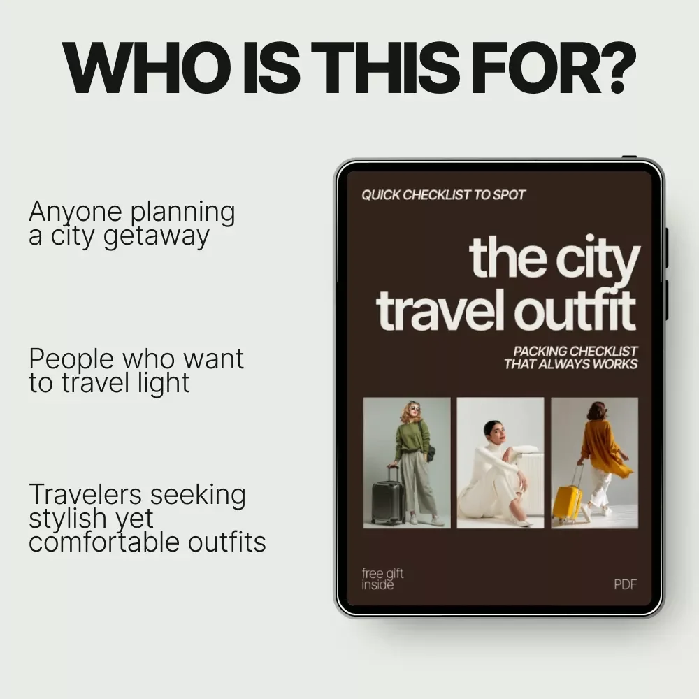 The City Travel Outfit Packing Checklist That Always Works - A Smart Guide for City Travel Outfits