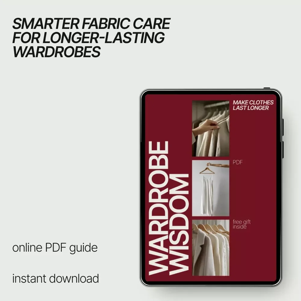 Wardrobe Wisdom: Make Clothes Last Longer – A Practical Guide on how to care for clothes so they last longer