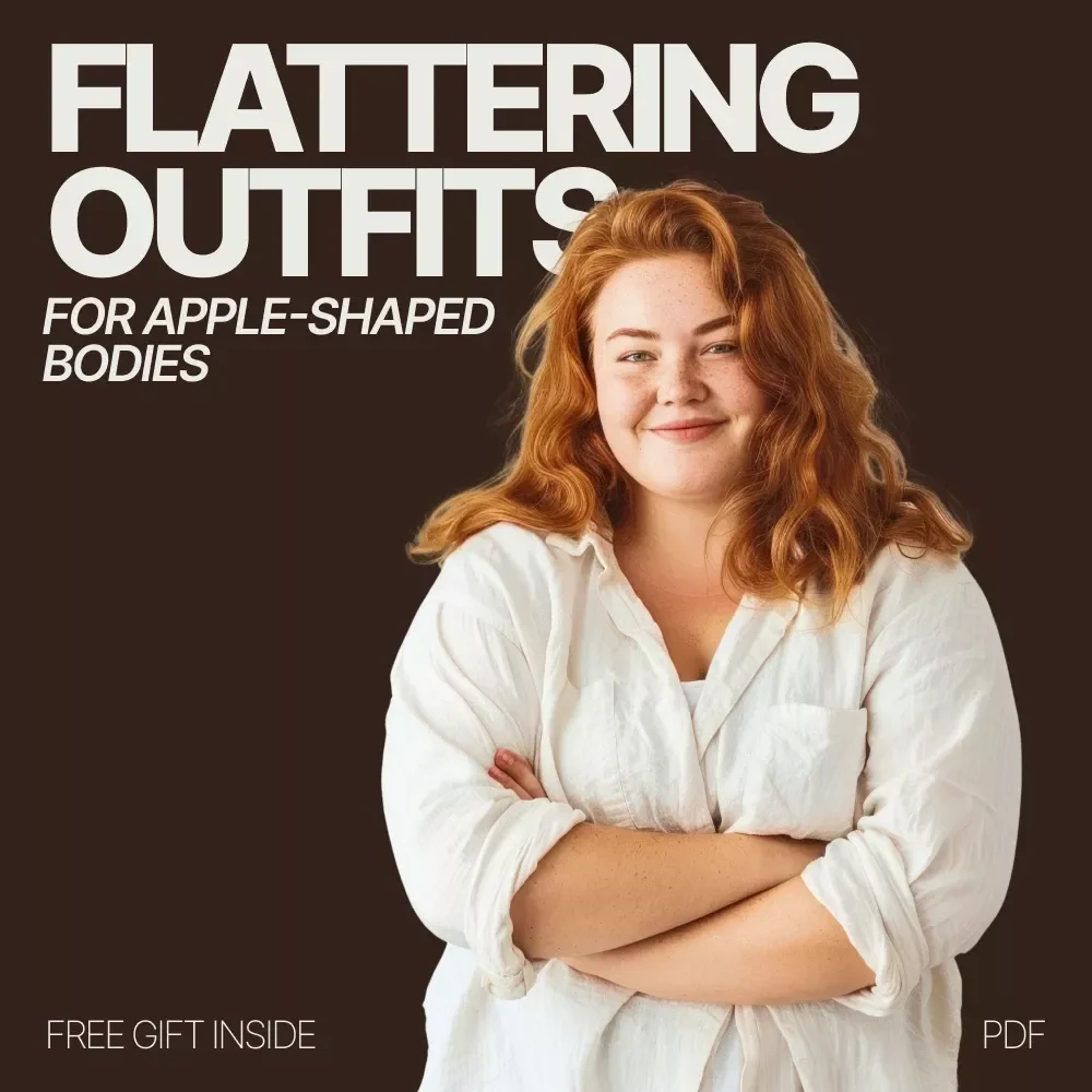 Flattering Outfits for Apple-Shaped Bodies Ebook | What Outfits Work for Apple Body Type | Style Guide & Wardrobe Tips