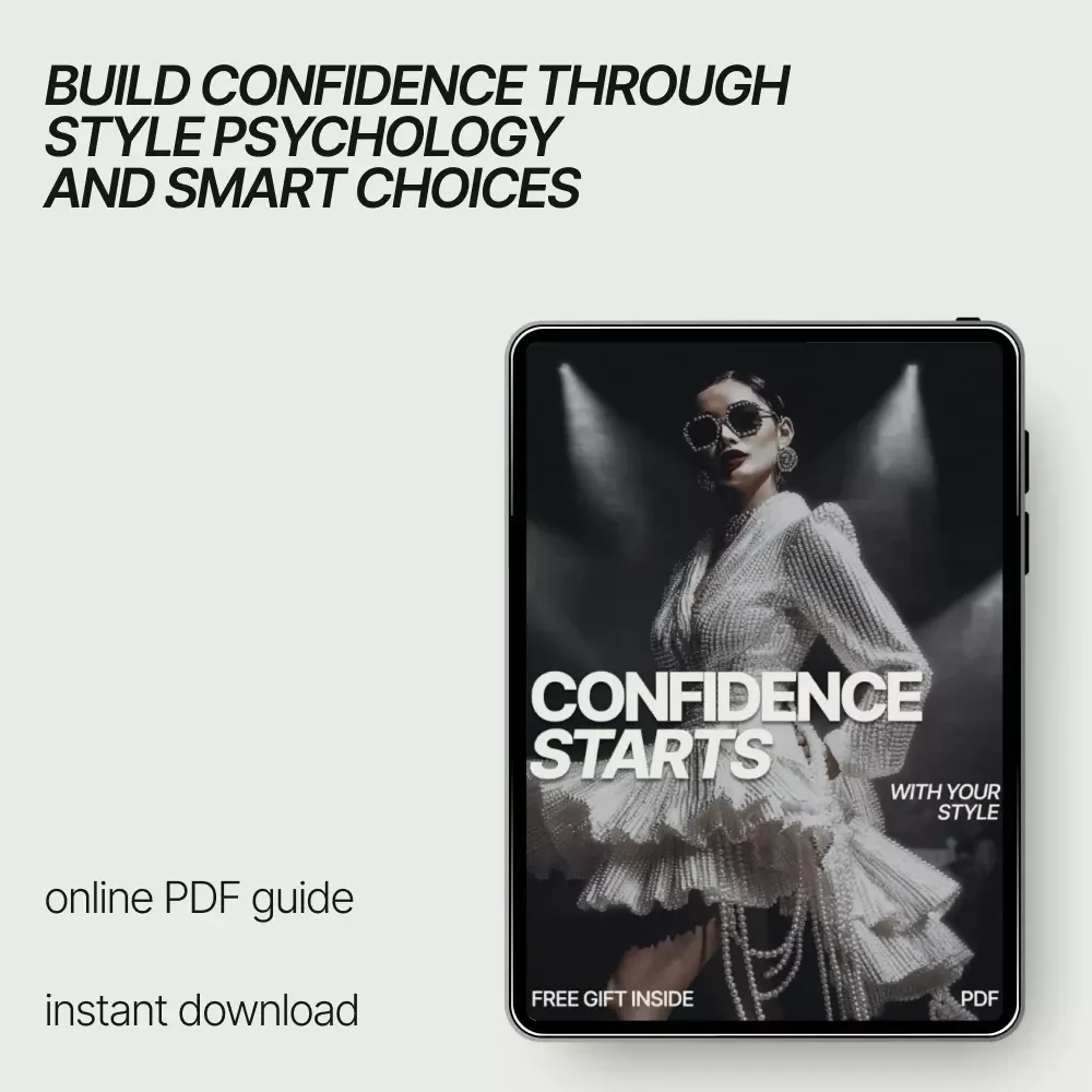 Confidence Starts With Your Style | eBook Explaining why style makes people feel more confident | Build Confidence Through Personal Style & Smart Wardrobe Choices