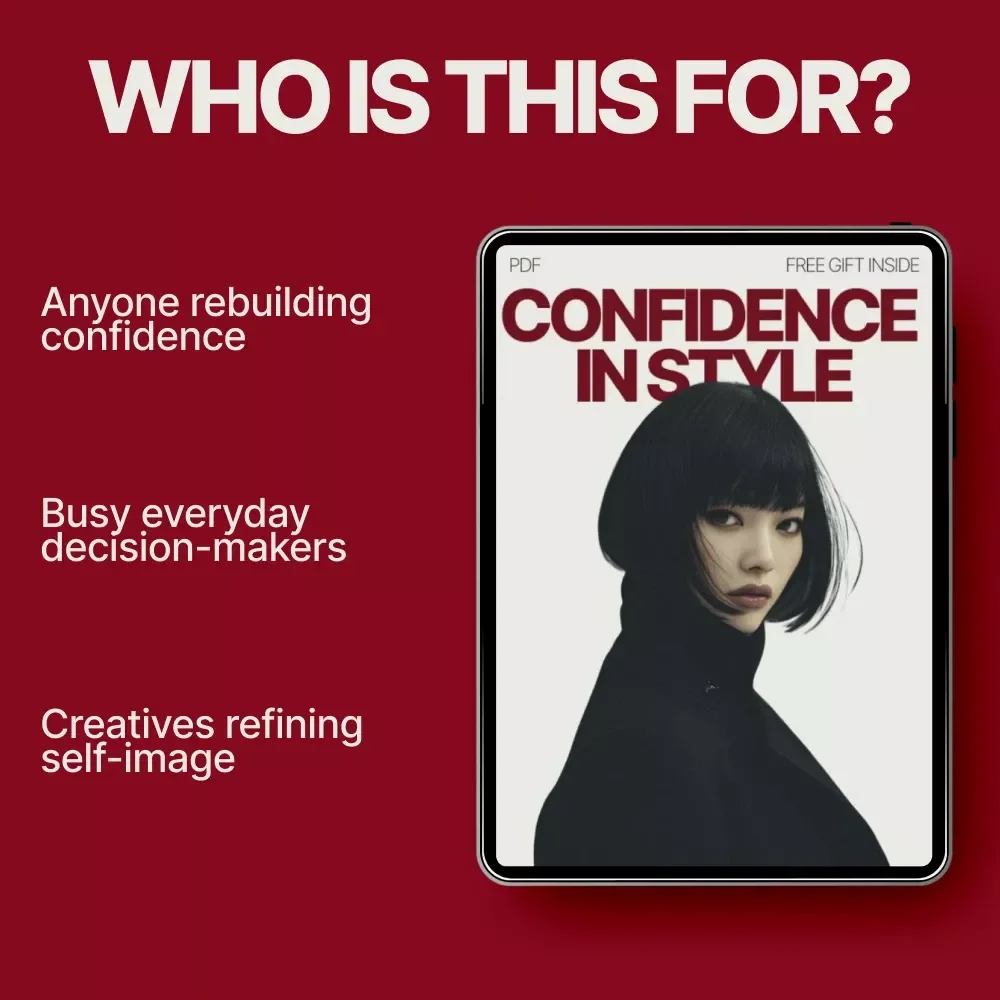 Confidence in Style: An Empowering eBook Guide on How to Feel Confident in What I Wear, Build Outfits You Love, and Dress With Purpose Every Day