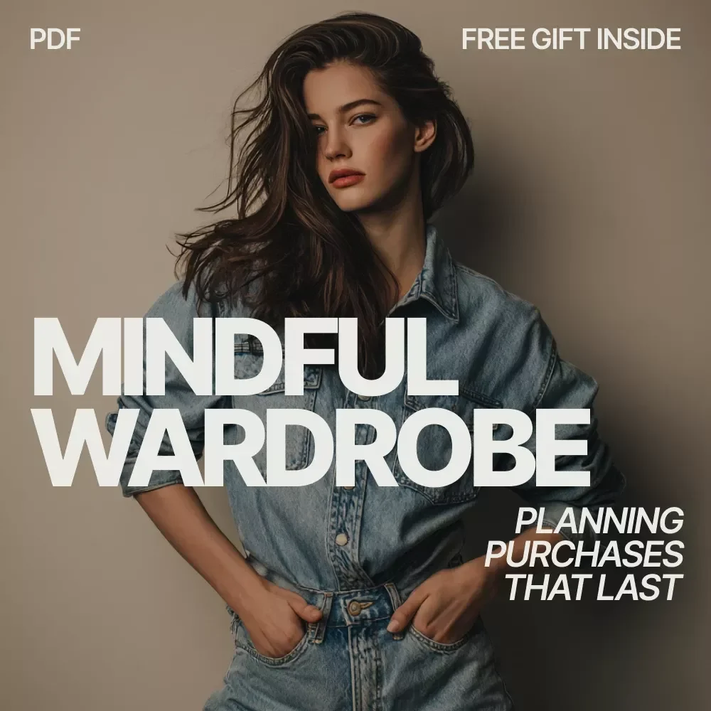 Mindful Wardrobe: Planning Purchases That Last | eBook Guide on how to plan wardrobe purchases mindfully, Sustainable Style, Smart Closet Planning