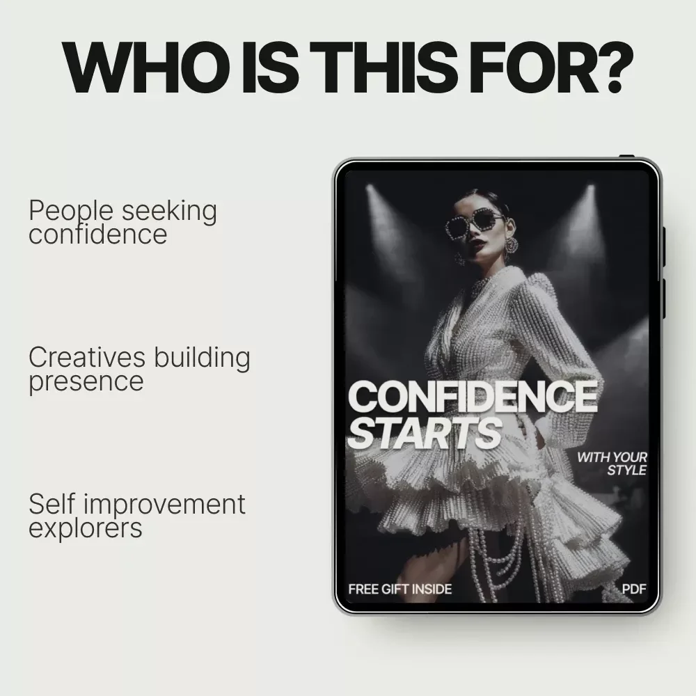 Confidence Starts With Your Style | eBook Explaining why style makes people feel more confident | Build Confidence Through Personal Style & Smart Wardrobe Choices