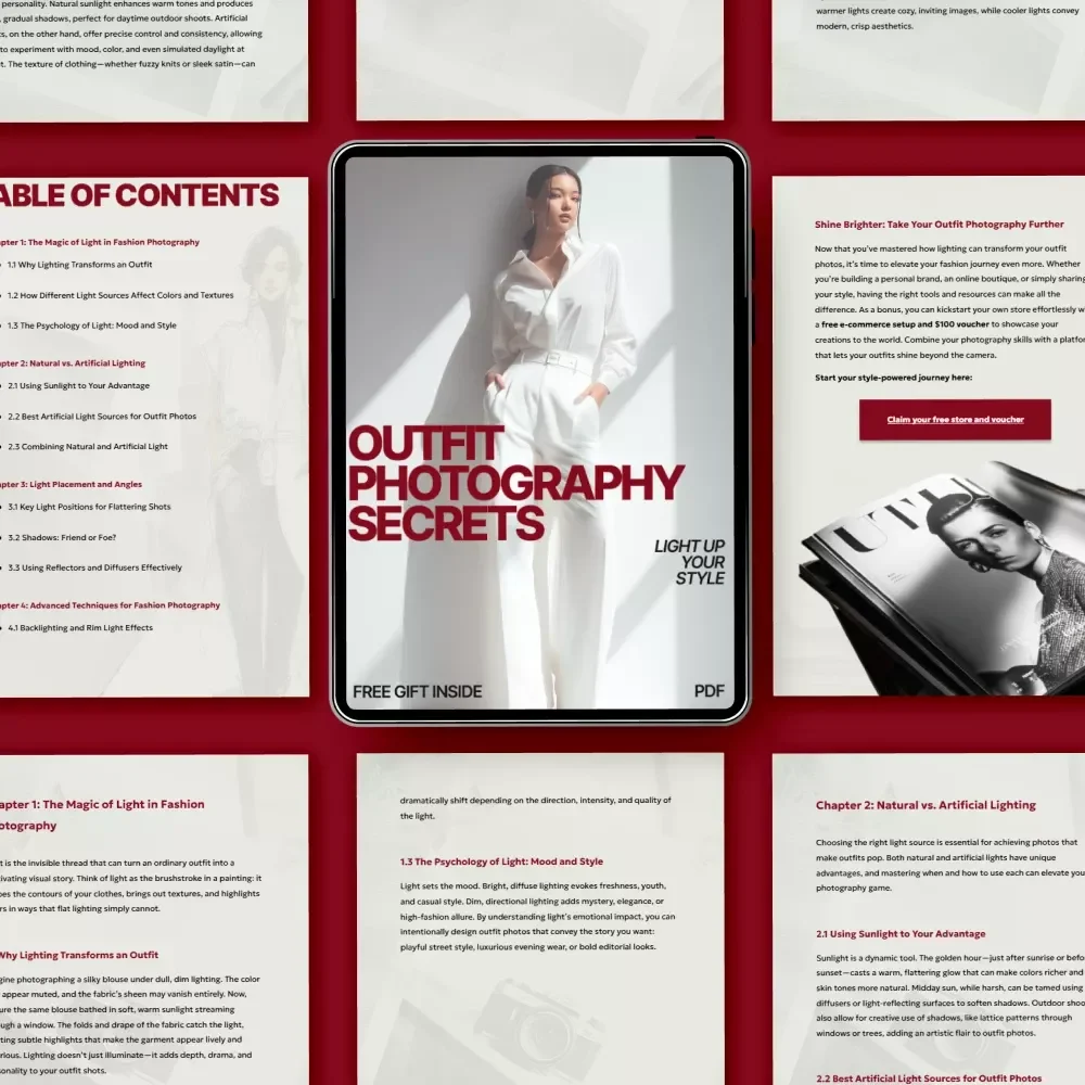 Light Up Your Style: Outfit Photography Secrets – The Ultimate Guide to Lighting Your Fashion Photos