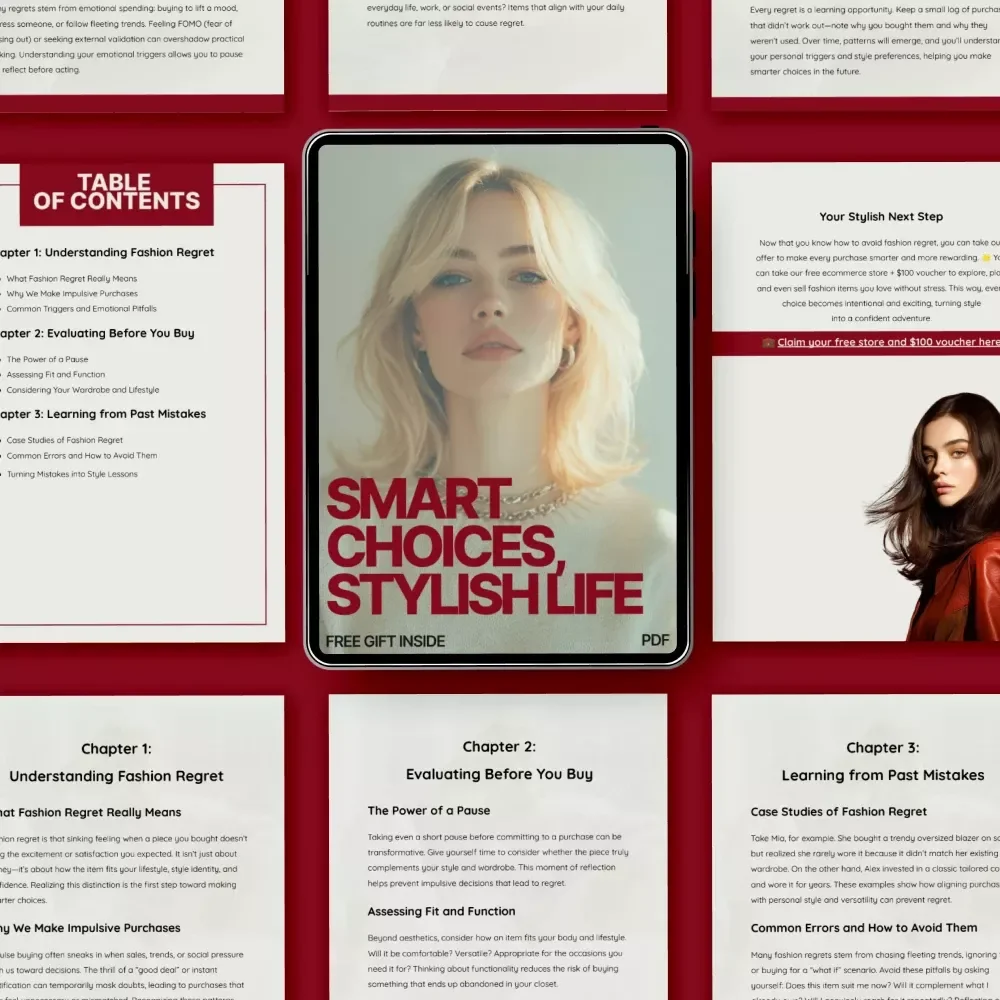 Smart Choices, Stylish Life: How to Avoid Fashion Regret After Buying – eBook Guide for Confident Shopping
