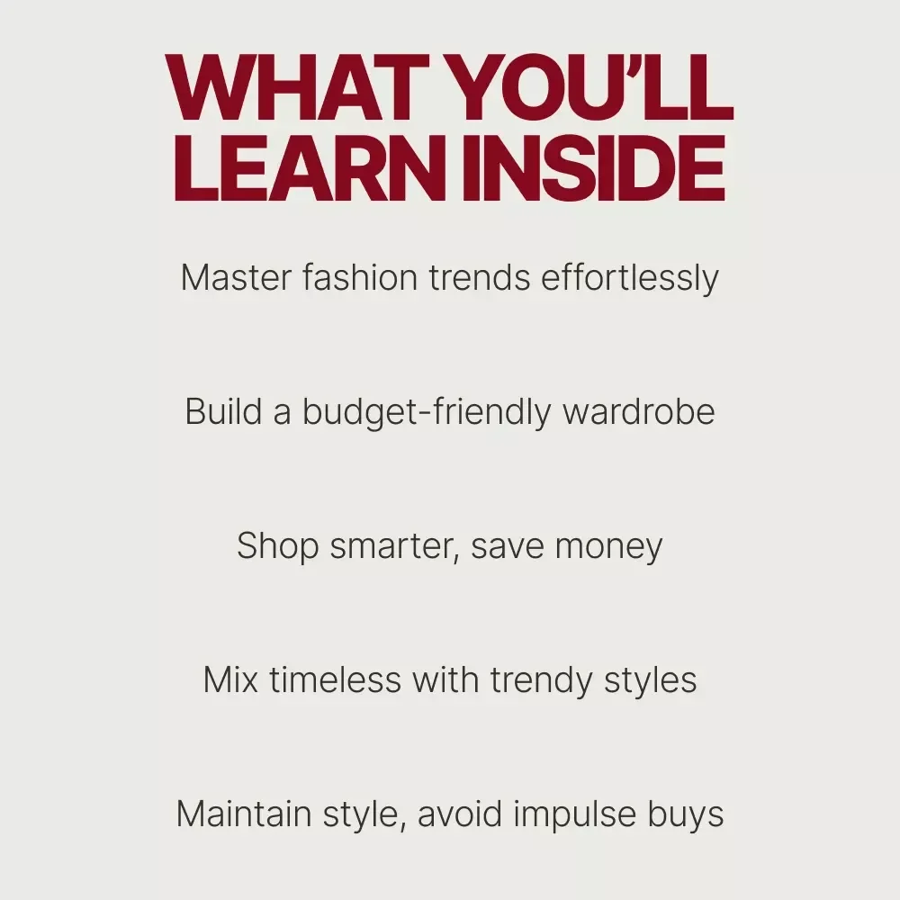 Smart Style on a Budget: How to Pick Trending Clothes Without Overspending - eBook Guide