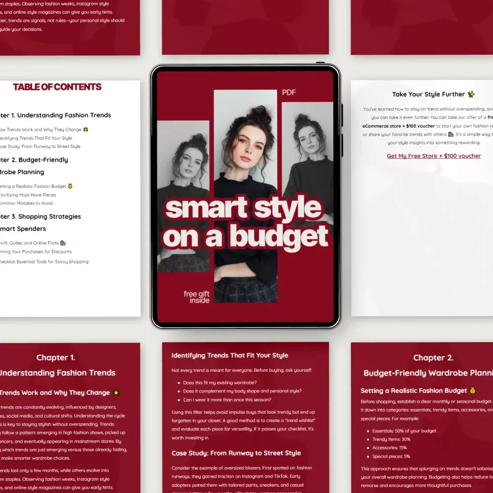 Smart Style on a Budget: How to Pick Trending Clothes Without Overspending - eBook Guide