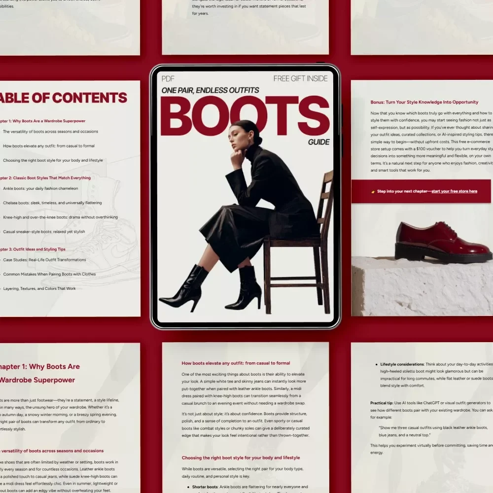 One Pair, Endless Outfits: Boots Guide - Versatile Styling Tips and Outfit Ideas for Every Wardrobe