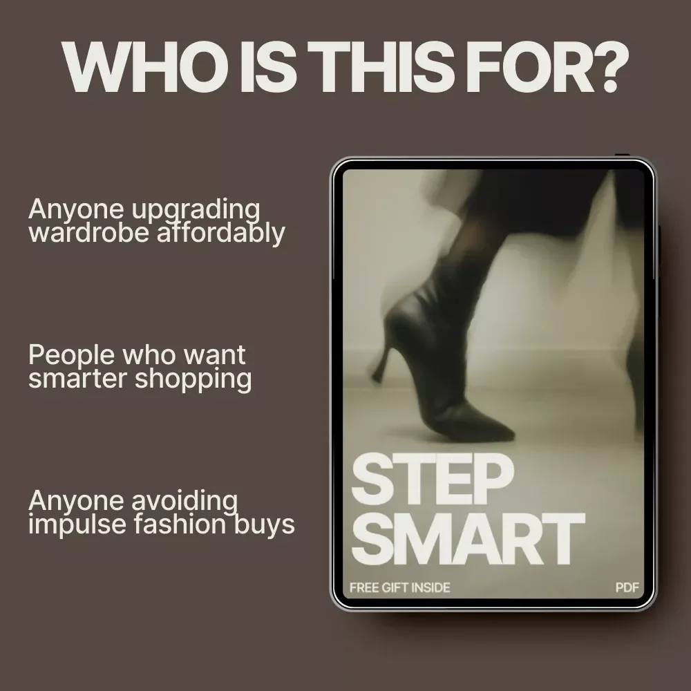 Step Smart: Save on Shoes & Accessories | Ebook Guide on how to save money on shoes and accessories, Smart Shopping, Budget Fashion, Shoe Care & Style Planning