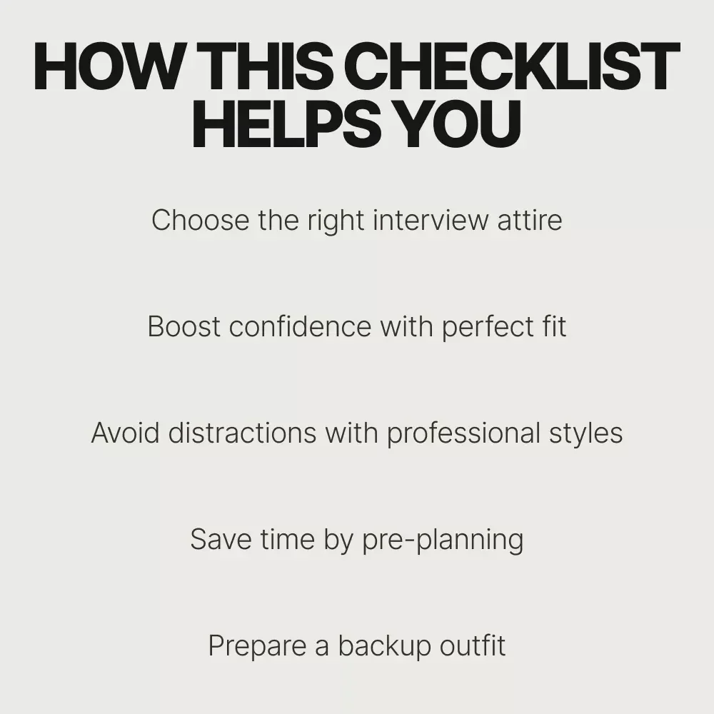 The Interview Outfit Checklist That Works Every Time - Your Ultimate Guide to Job Interview Attire