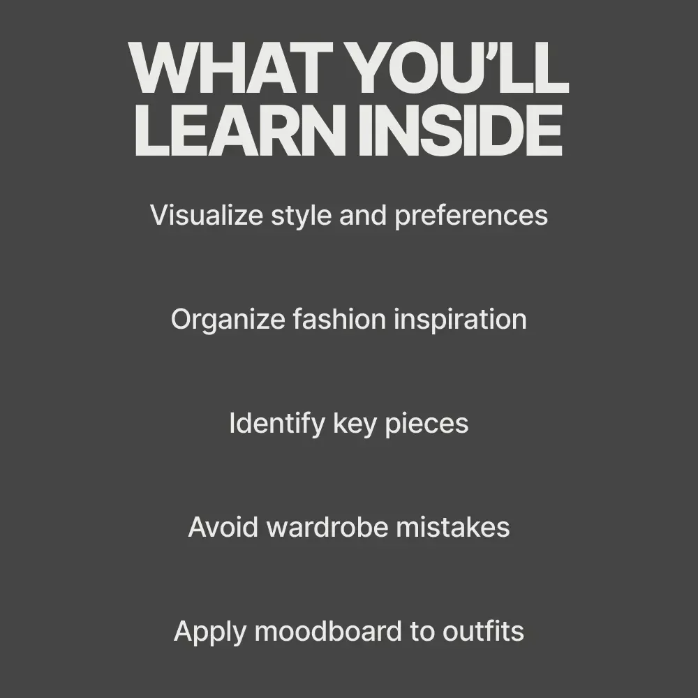 Using a Moodboard to Plan Your Wardrobe: A Complete Guide for Stylish, Personalized Wardrobe Planning