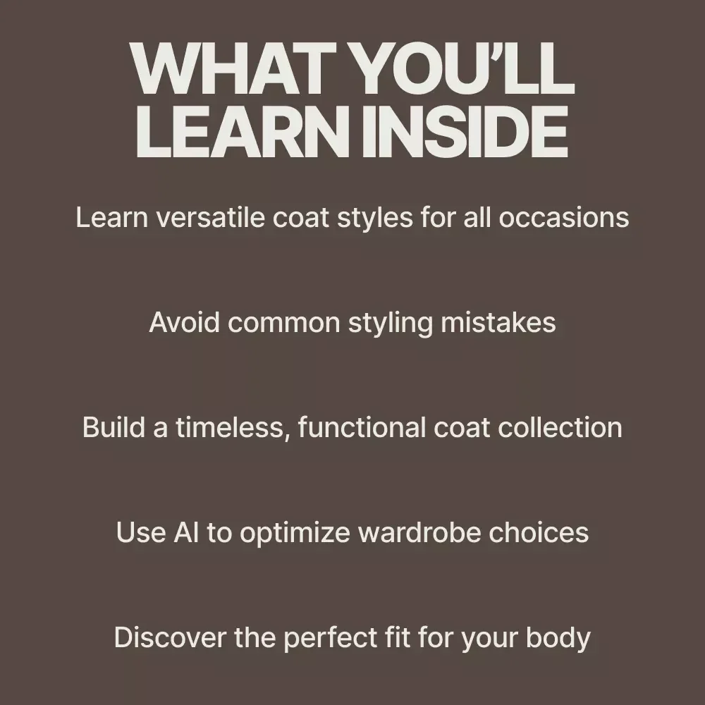 How to Choose a Coat That Works With Every Outfit - A Stylish Guide to Timeless, Versatile Coats for Every Wardrobe