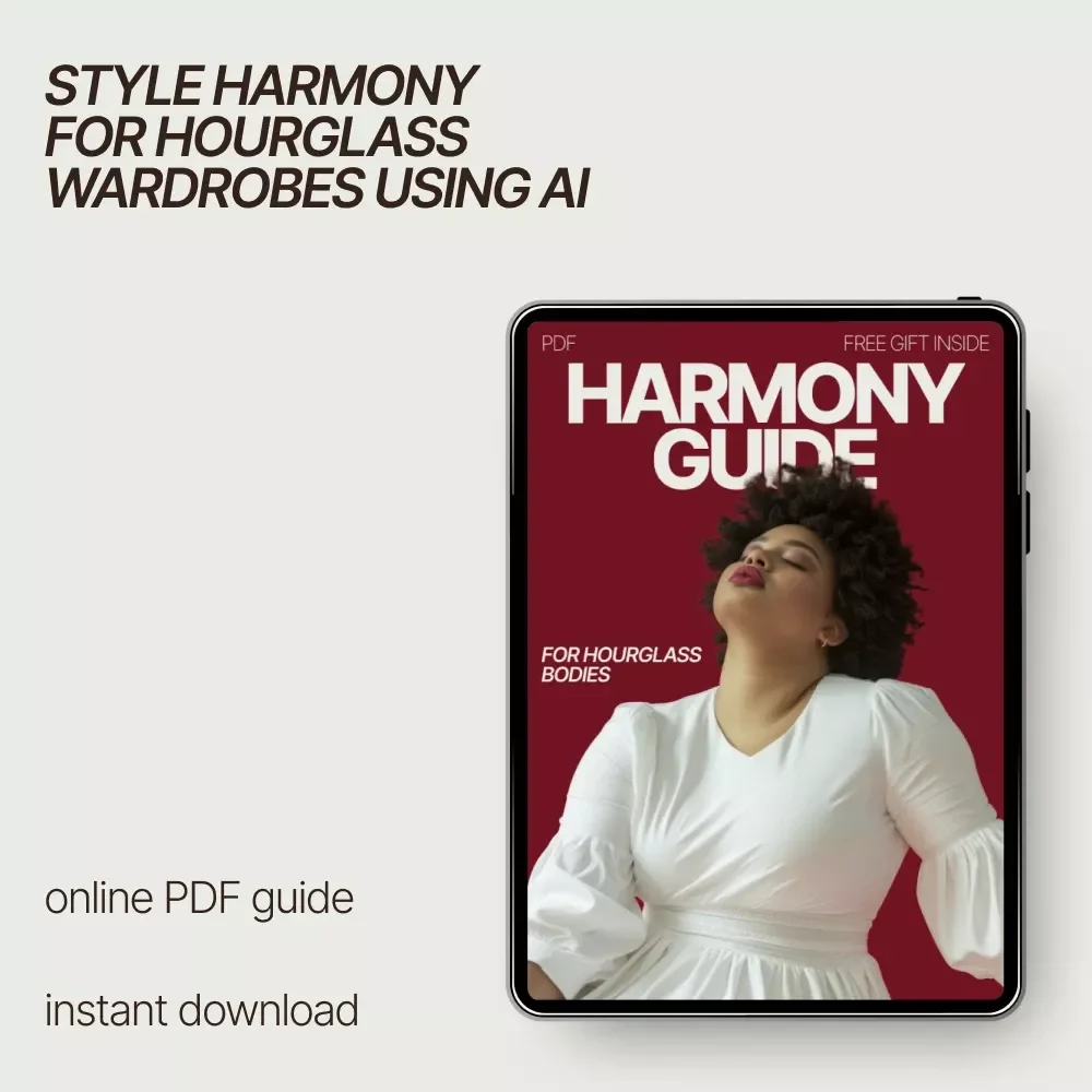 Harmony Guide for Hourglass Bodies – Style & Outfit Blueprint Answering what outfits work for hourglass body type | Digital eBook