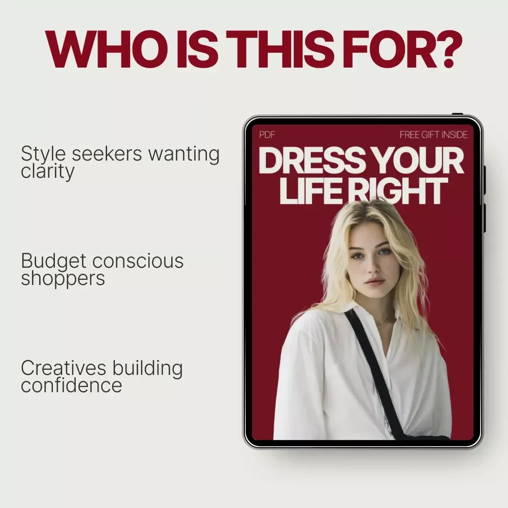 Dress Your Life Right – Ebook Guide on How to Choose Clothes That Fit Lifestyle, Smart Wardrobe Planning & Everyday Style Alignment