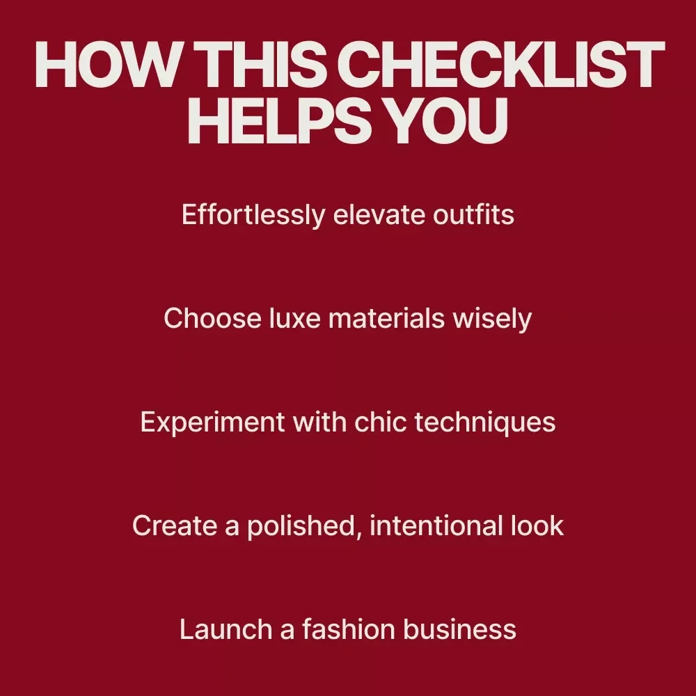 Belt It Up: Make Any Outfit Look Expensive Checklist – A Quick Guide to Elevate Your Style