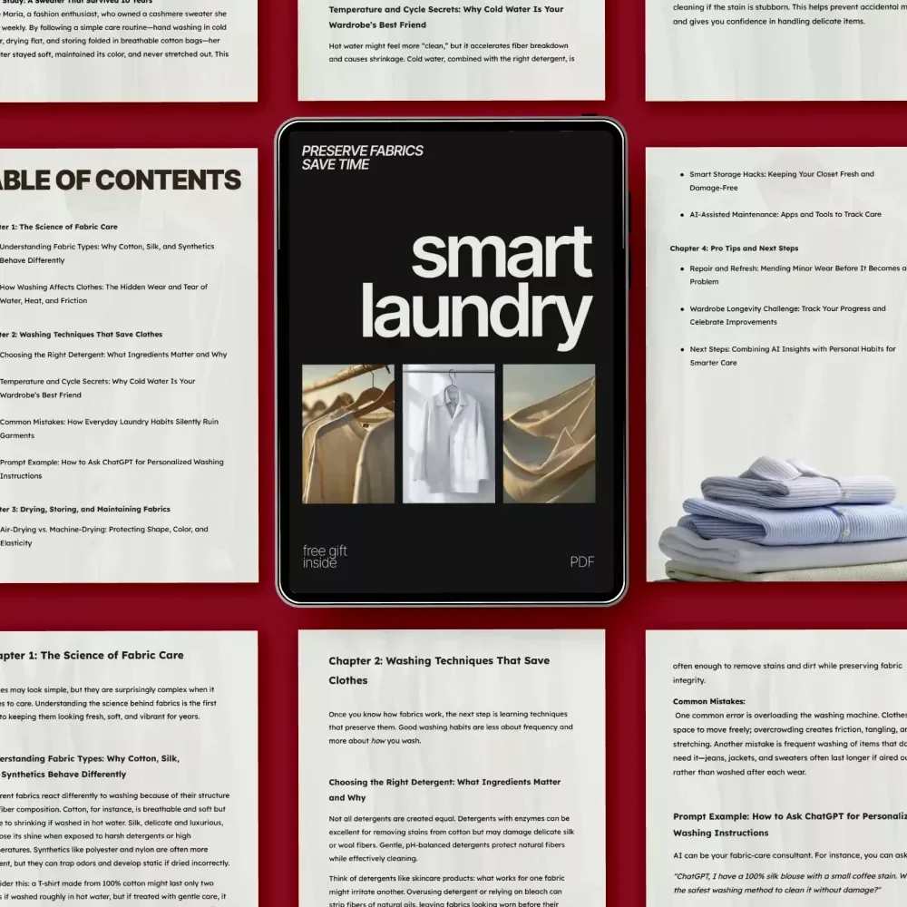 Smart Laundry: Preserve Fabrics, Save Time – A Practical Fabric Care Guide with Expert Washing Tips to Keep Clothes New Longer