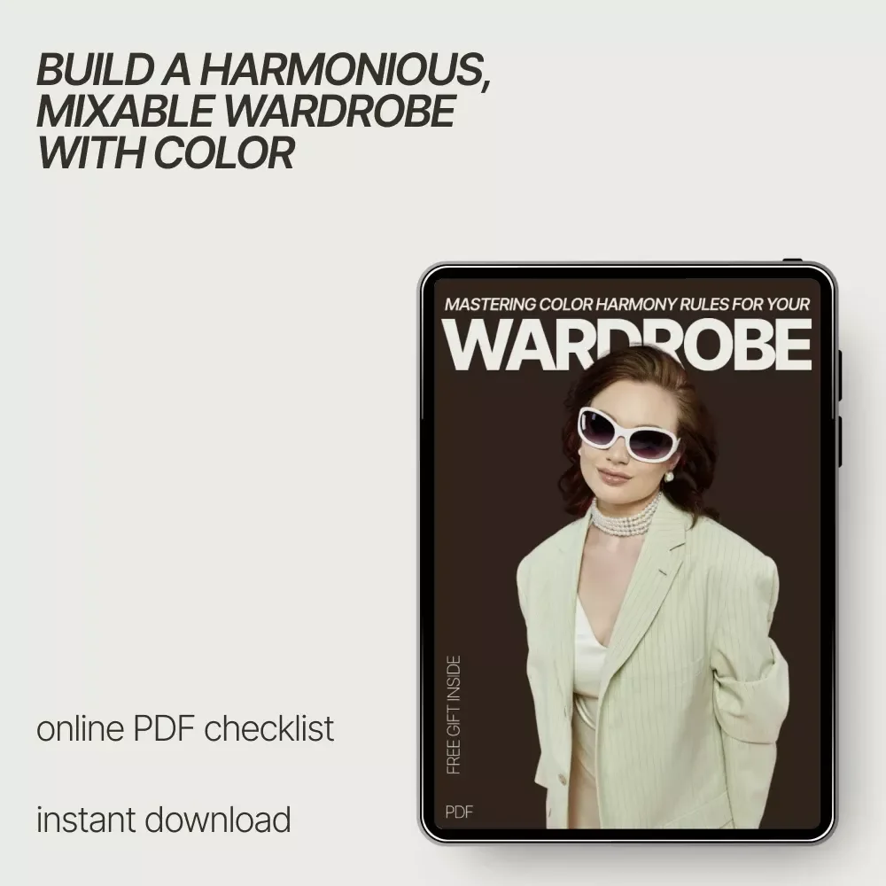 Mastering Color Harmony Rules for Your Wardrobe – Printable Closet Checklist | What Are Color Harmony Rules for Closet | Digital Style Guide
