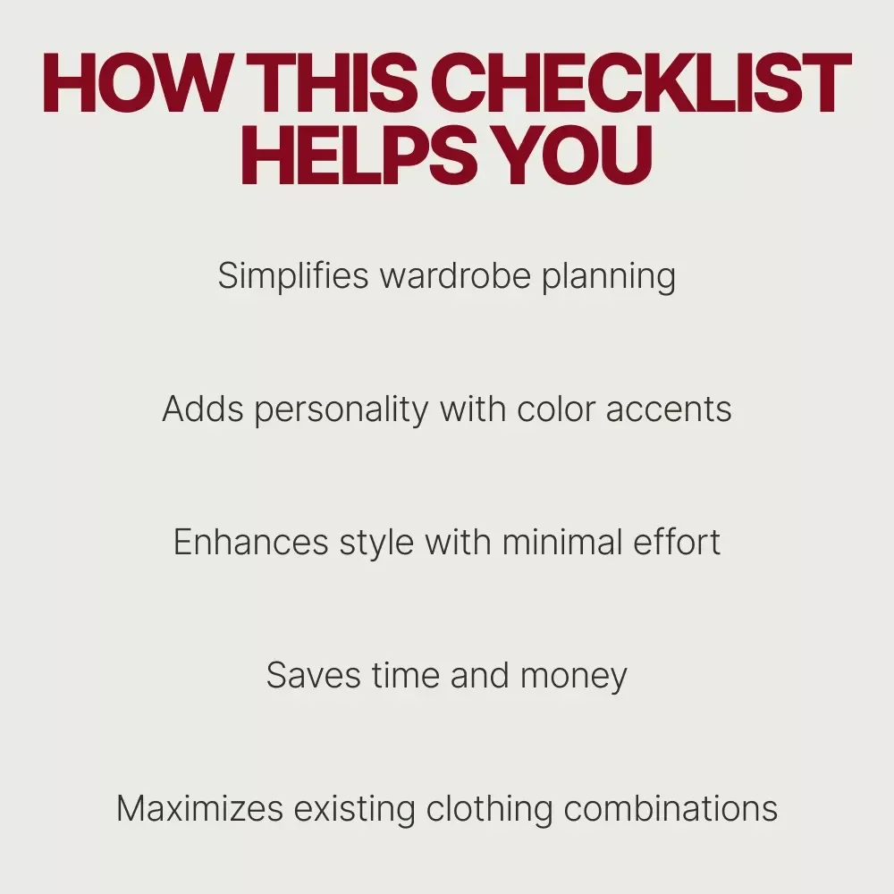 Capsule Closet Accent Color Magic: A Simple Guide to Adding Personality & Pop to Your Capsule Wardrobe