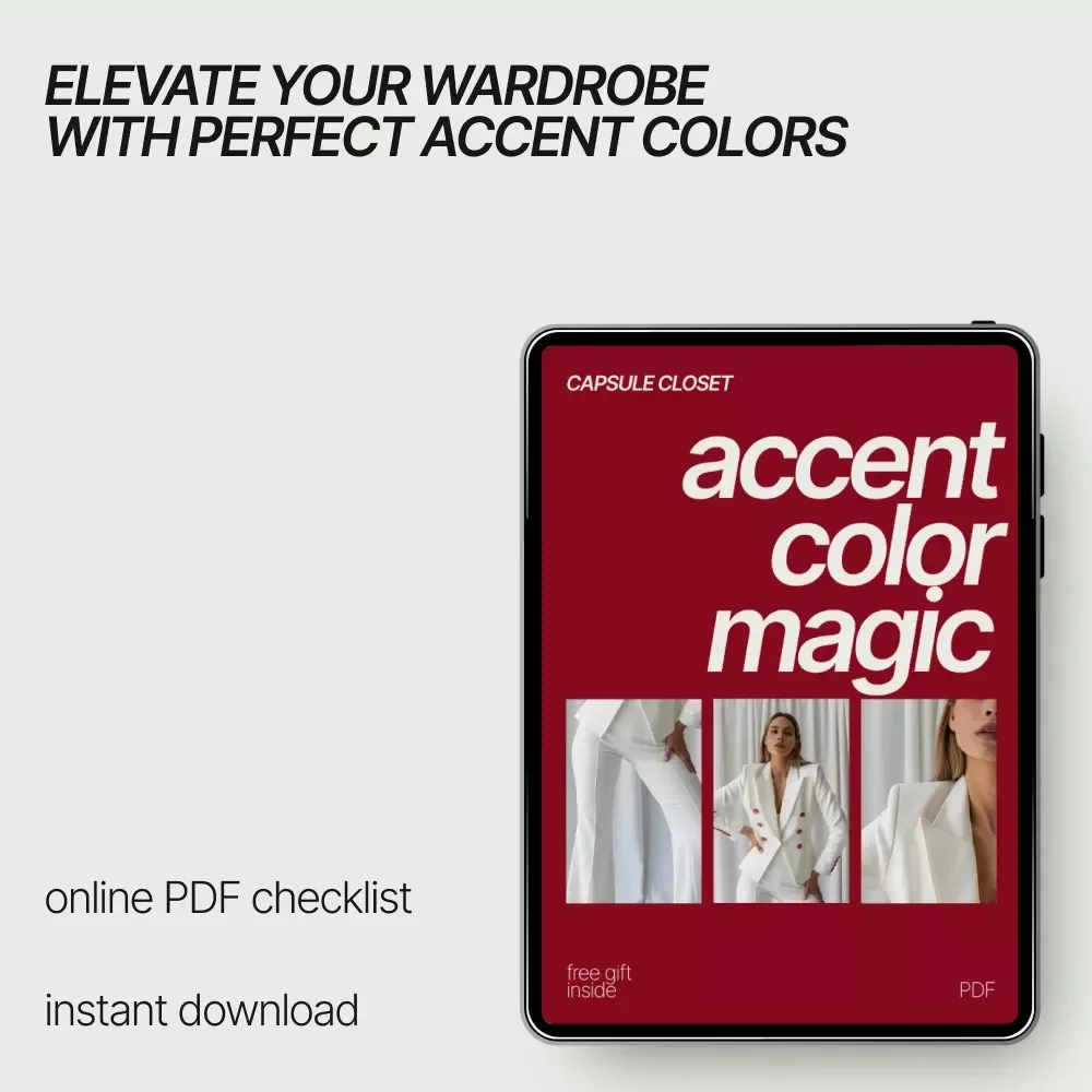 Capsule Closet Accent Color Magic: A Simple Guide to Adding Personality & Pop to Your Capsule Wardrobe
