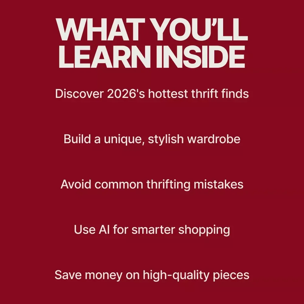 The Hottest Thrifted Items: A Trendsetter's Guide to Thrift Shopping and Styling