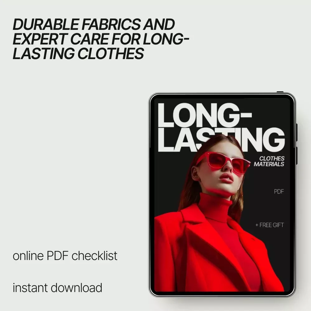 Long-Lasting Clothes Materials Checklist: Discover What Clothing Materials Last the Longest