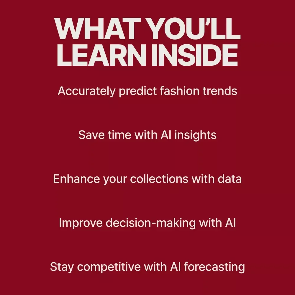 AI Tools for Fashion Trend Forecasting Guide | Ultimate eBook for Predicting Styles & Planning Fashion Collections