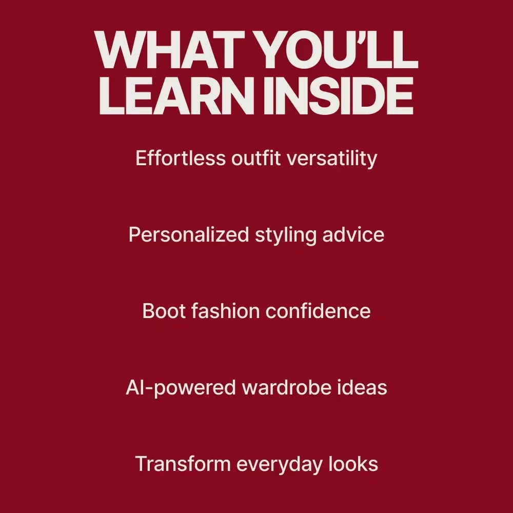 One Pair, Endless Outfits: Boots Guide - Versatile Styling Tips and Outfit Ideas for Every Wardrobe