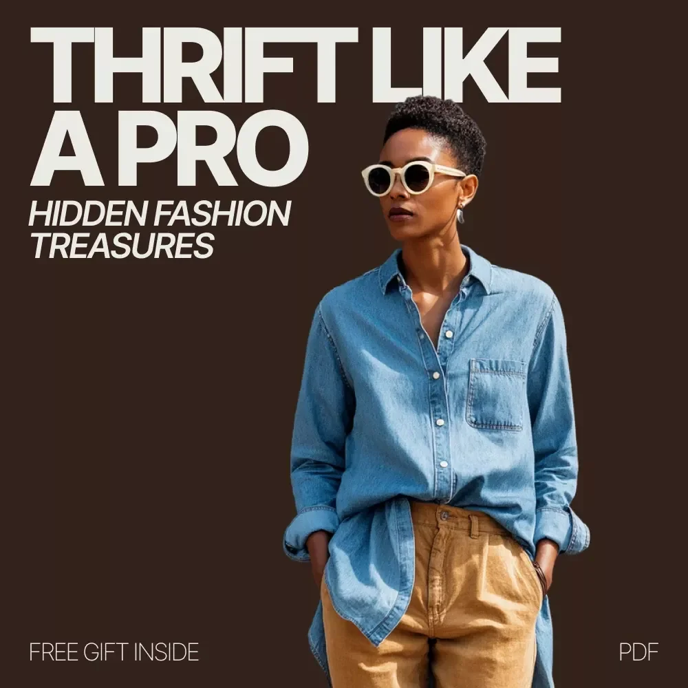 Thrift Like a Pro: Hidden Fashion Treasures | Ultimate Thrifting Guide eBook | How to Shop Thrift Stores Like a Pro for Stylish Finds