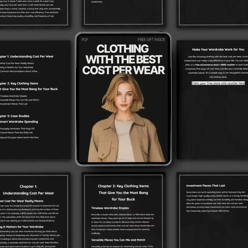 Clothing with the Best Cost Per Wear: Maximize Your Wardrobe Value with Timeless and Versatile Pieces