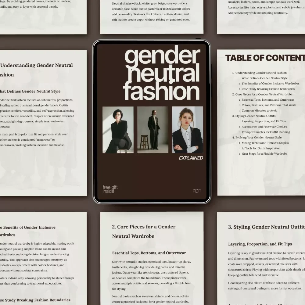 Gender Neutral Fashion Explained: A Guide to Inclusive Style & Wardrobe Essentials