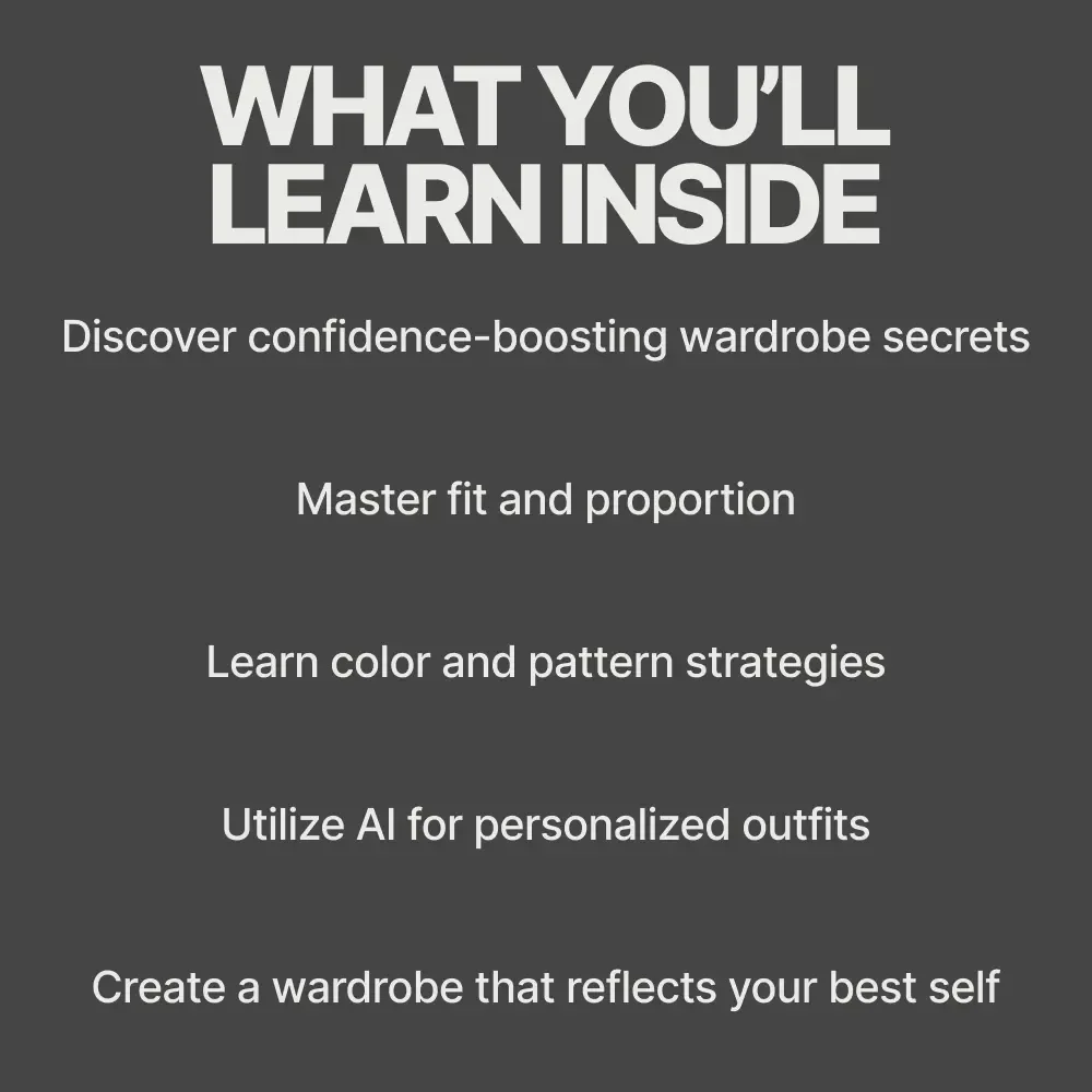 Styling Mistakes That Hurt Confidence: A Guide to Building a Wardrobe That Empowers You