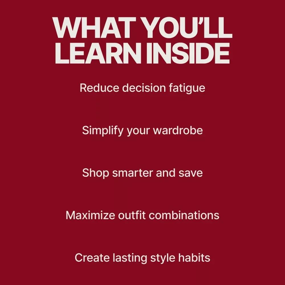 Wardrobe Calm: How to Build a Wardrobe That Reduces Decision Anxiety – A Digital Guide