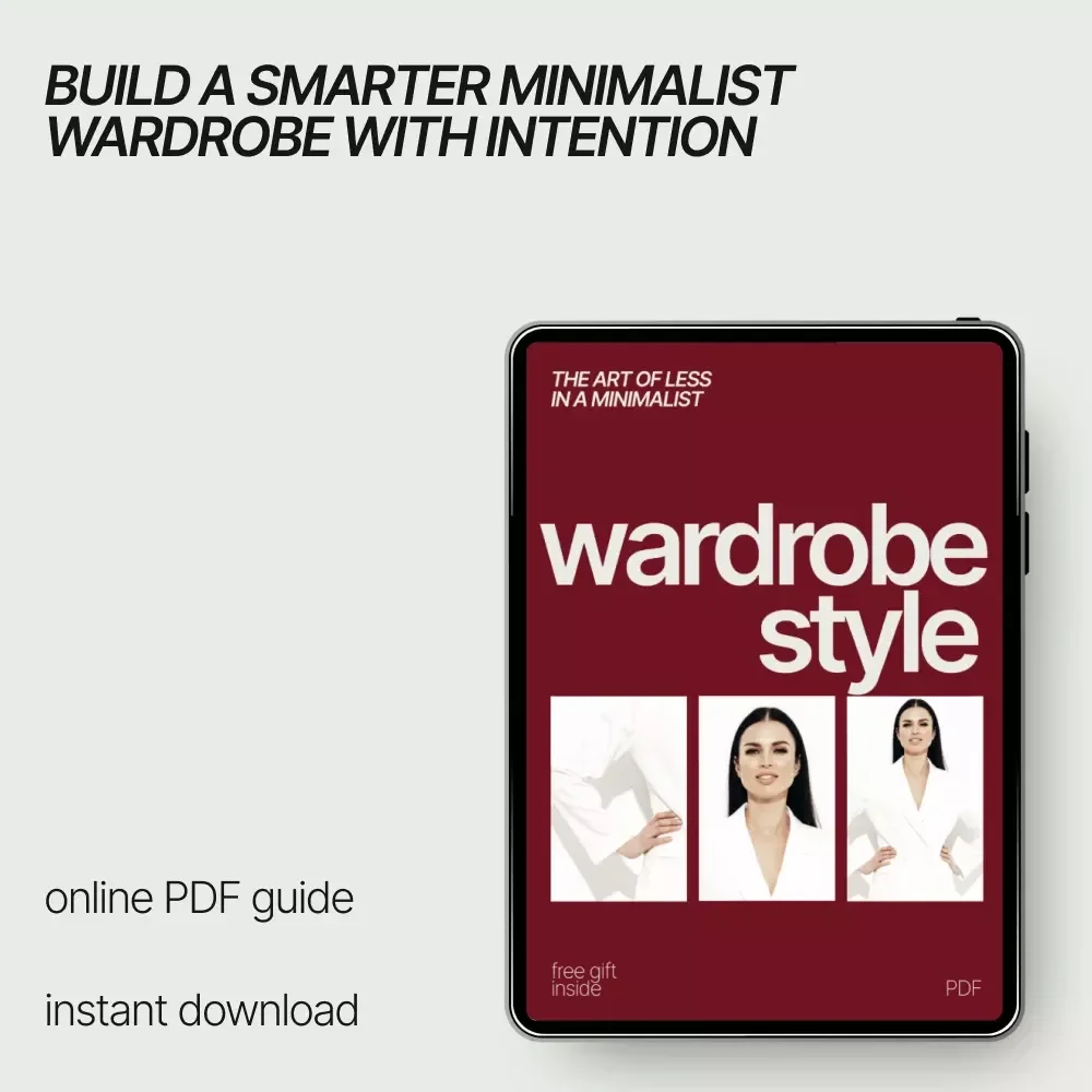 The Art of Less in a Minimalist Wardrobe Style Ebook | What Is a Minimalist Wardrobe Style Guide for Timeless Fashion, Capsule Closets & Intentional Dressing
