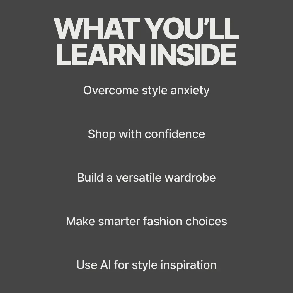 Dressing Without Doubt: A Guide to Overcoming Style Anxiety and Shopping Stress