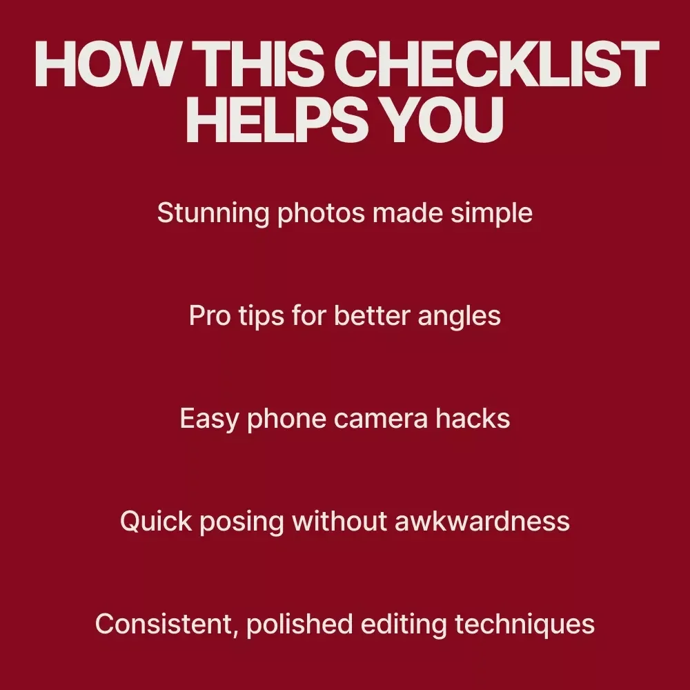 Scroll Stopping Outfit Photos Checklist: How to Take Outfit Photos That Look Good Online