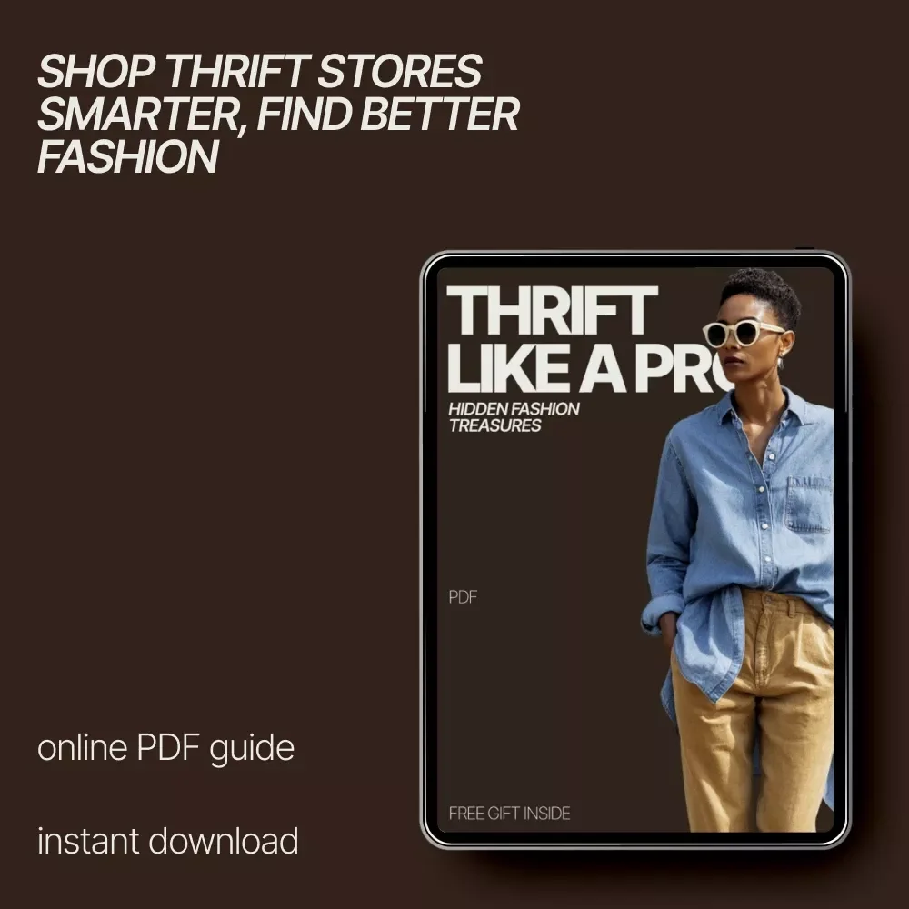Thrift Like a Pro: Hidden Fashion Treasures | Ultimate Thrifting Guide eBook | How to Shop Thrift Stores Like a Pro for Stylish Finds