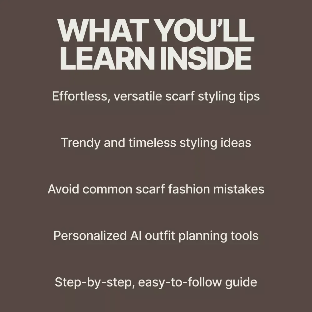 Twist, Wrap, Shine: The Scarf Guide - Master Your Scarf Styling with This Expert Guide