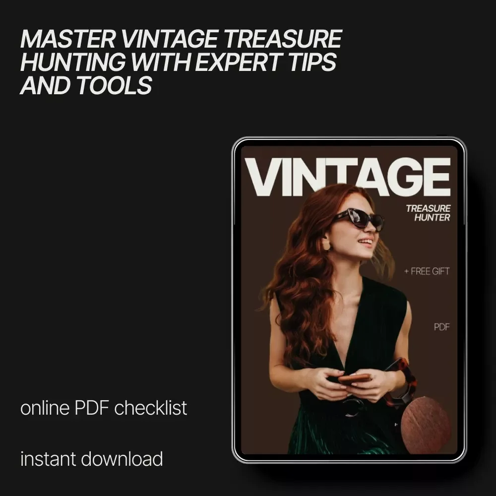Vintage Treasure Hunter: How to Spot High-Value Vintage Items - Ultimate Checklist Guide for Collectors