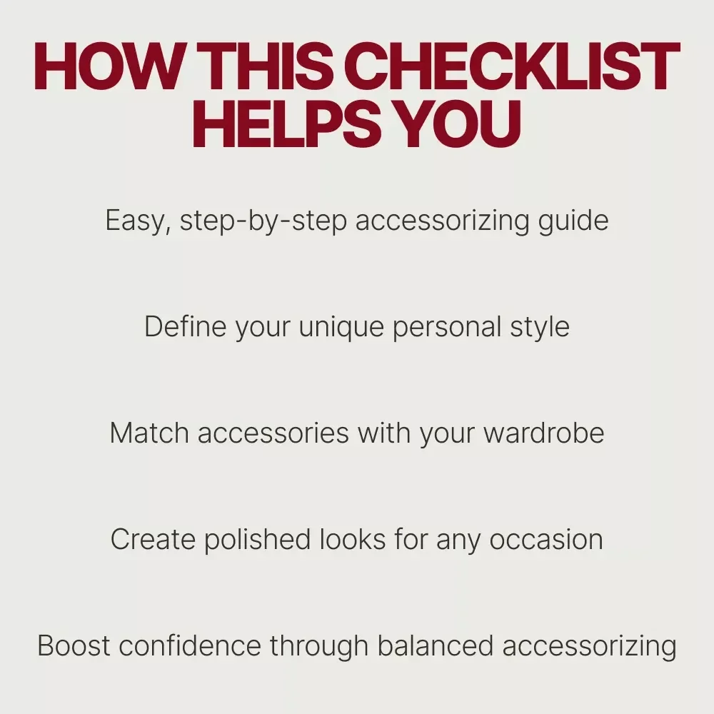 How to Choose Accessories That Match - The Ultimate Checklist for Personal Style