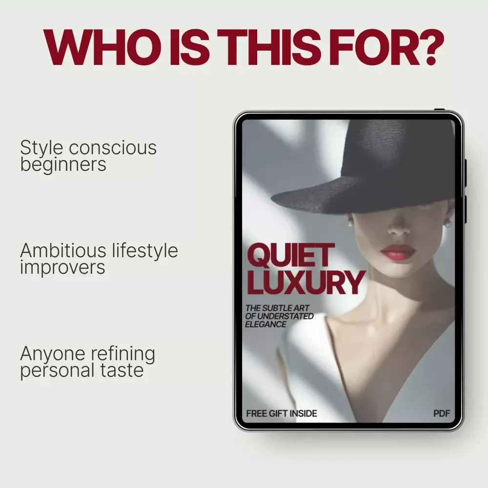 Quiet Luxury: The Subtle Art of Understated Elegance – A Modern Style Guide | quiet luxury style trend explained | Minimalist Wardrobe & Lifestyle Digital Download