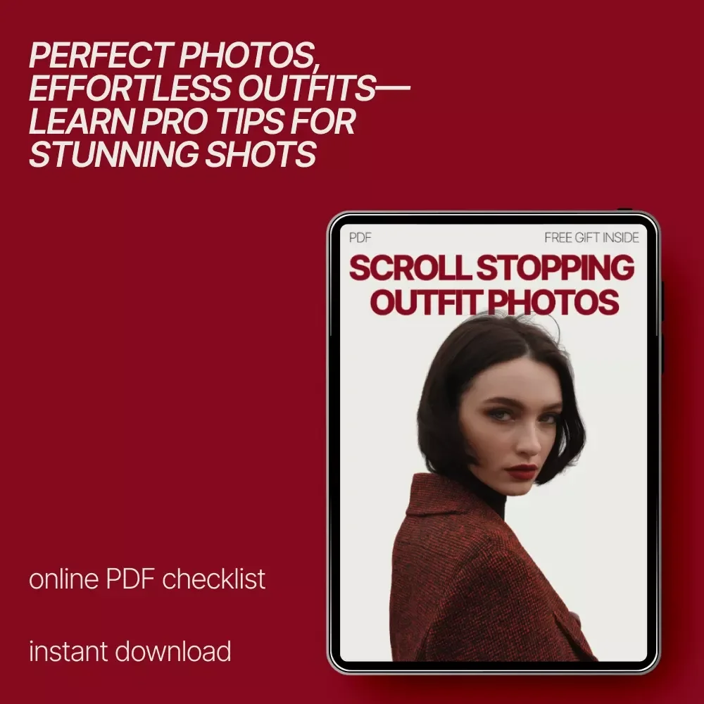 Scroll Stopping Outfit Photos Checklist: How to Take Outfit Photos That Look Good Online