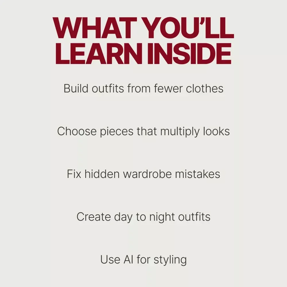 Maximum Outfit Combinations with Minimal Pieces – Smart Capsule Wardrobe Guide | Discover what items give most outfit combinations